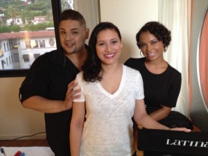 My hair and makeup team!