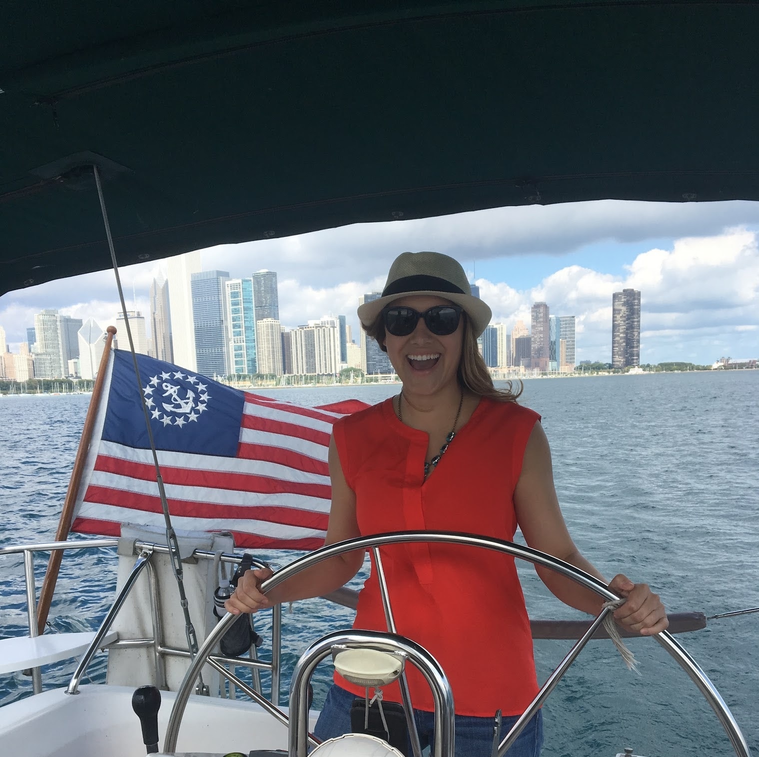 Healthy Latina Sailing