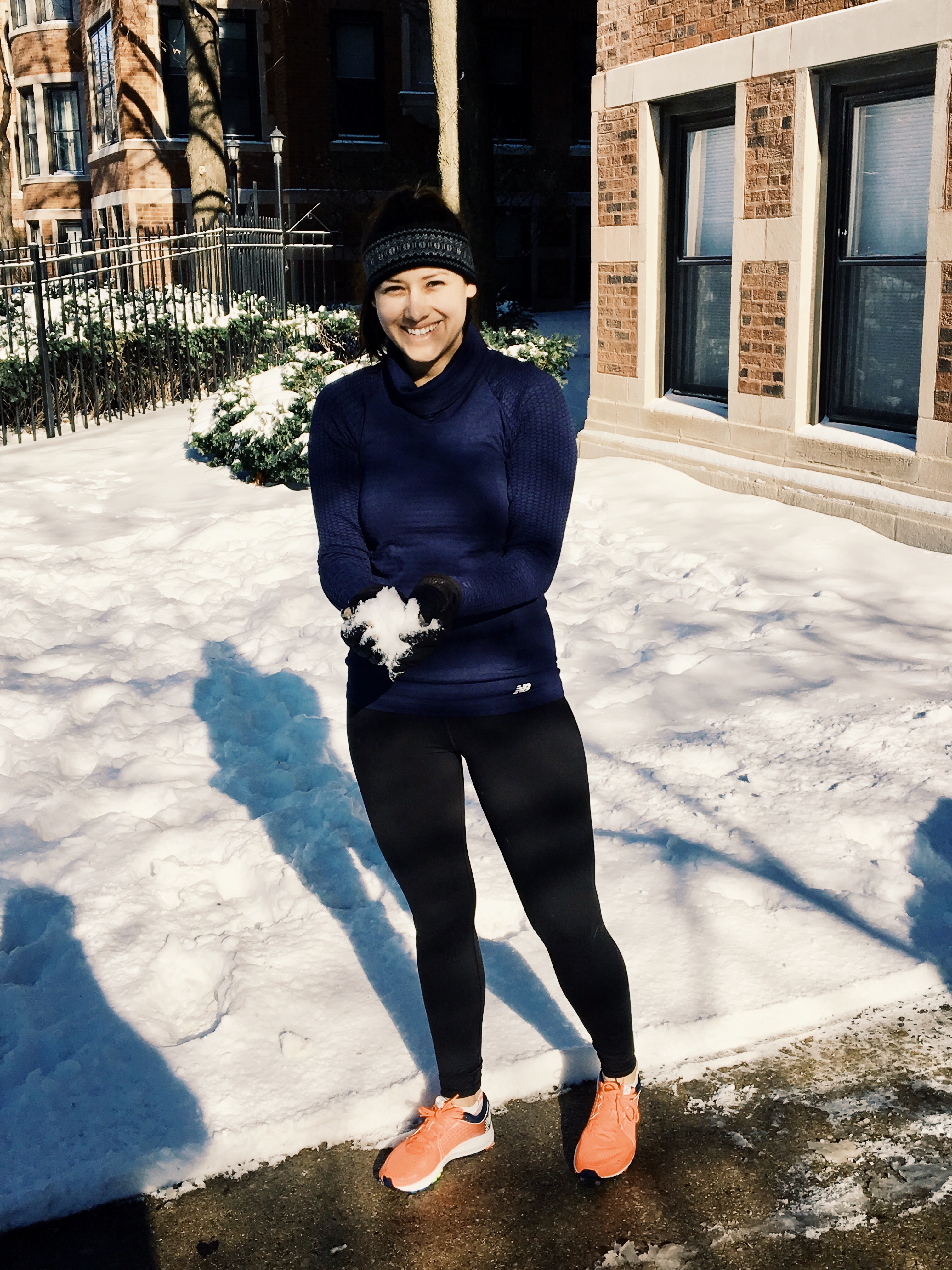 Healthy Latina Winter Running