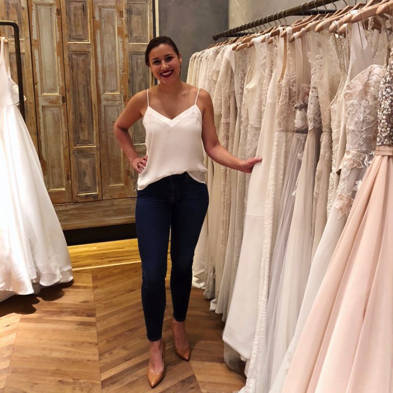Michelle Rivas goes wedding dress shopping